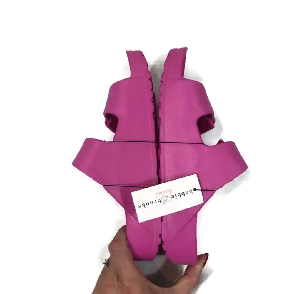 Brand new Bobbie Brooks Pink‎ Slip On Sandals